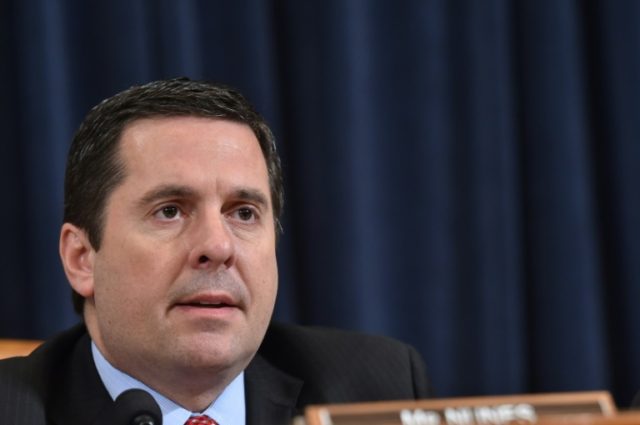 Rep. Devin Nunes attends a meeting of the House Intelligence Committee on Capitol Hill, in