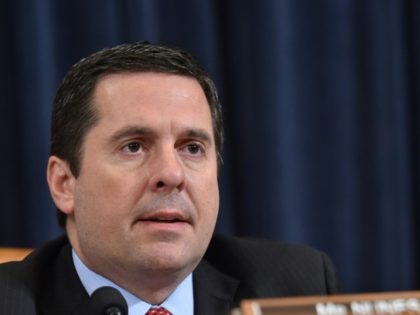 Rep. Devin Nunes attends a meeting of the House Intelligence Committee on Capitol Hill, in March 2017