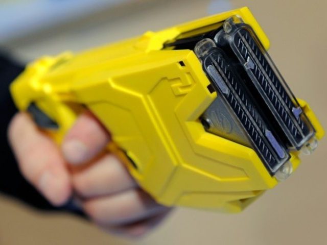 The shift to focusing on police body cameras permits Axon to deemphasize its sale of Taser guns, like this one seen in 2012, designed to temporarily incapacitate suspects with an electric shock before arrest