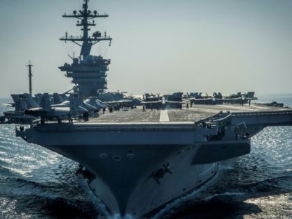 US Vice President Mike Pence said a naval strike group headed by the USS Carl Vinson aircr