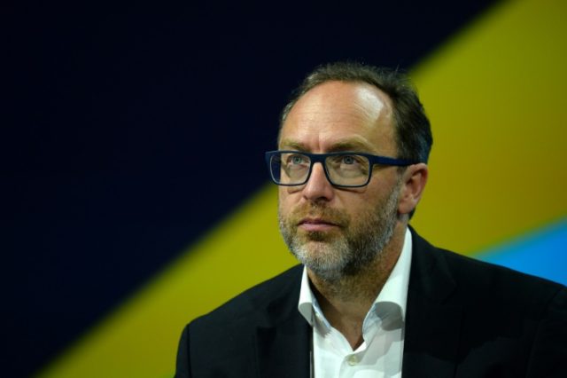 Wikipedia founder Jimmy Wales, pictured in 2016, hopes to tackle fake news with WikiTribun