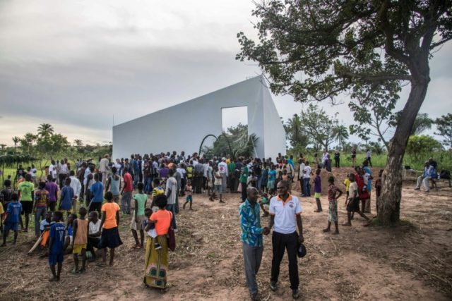 The "White Cube" gallery in DR Congo aims to promote local art and crafts in a former Unilever palm oil plantation town