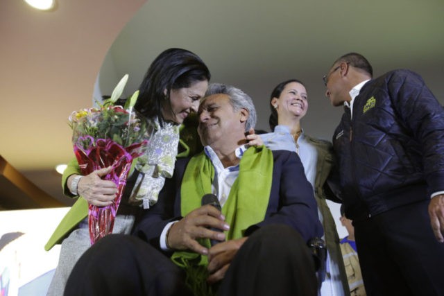 The Latest: Ruling-party candidate Moreno declared winner Photo The Associated Press