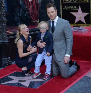 Chris Pratt's wife Anna Faris, son Jack attend his Hollywood Walk of Fame ceremony