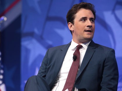 Alex Marlow speaking at the 2017 Conservative Political Action Conference (CPAC) in Nation