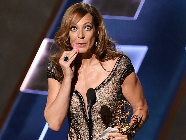 Allison Janney onstage during the 67th Annual Primetime Emmy Awards at Microsoft Theater o