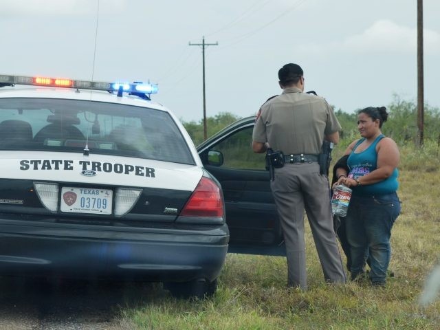 BP Photo - Texas DPS with Illegal Immigrant