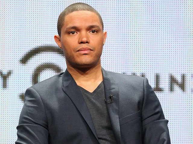 BEVERLY HILLS, CA - JULY 29: Host Trevor Noah speaks onstage during 'The Daily Show with Trevor Noah' panel discussion at the Viacom Networks portion of the 2015 Summer TCA Tour at The Beverly Hilton Hotel on July 29, 2015 in Beverly Hills, California. (Photo by Frederick M. Brown/Getty Images)