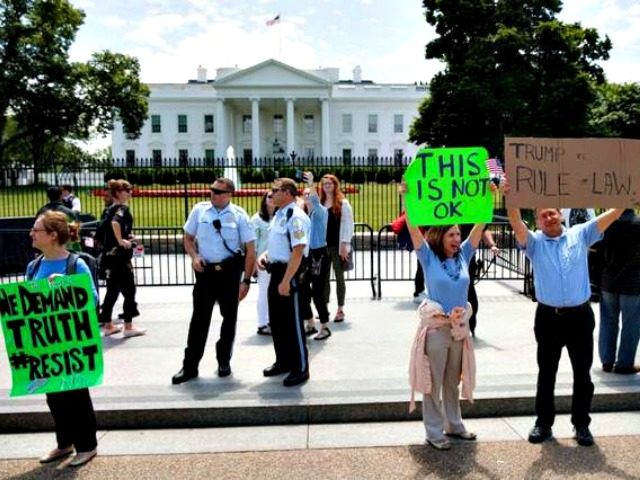 Dems Outside White House Evan Vucci AP