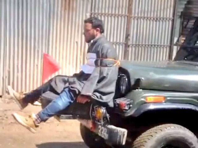 Indian Military Awards Soldier Who Allegedly Tied Civilian to Car as Human Shield in Kashmir