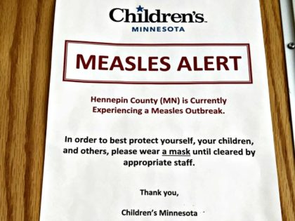 Measles Alert Notice Amy ForlitiAP