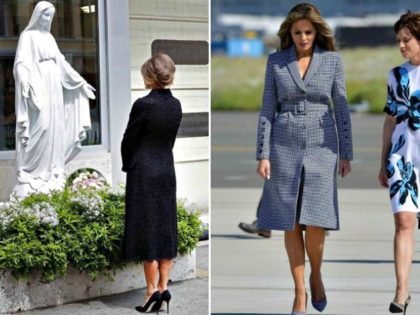 Melania Rome Reuters-Melania Brussels AfPGetty