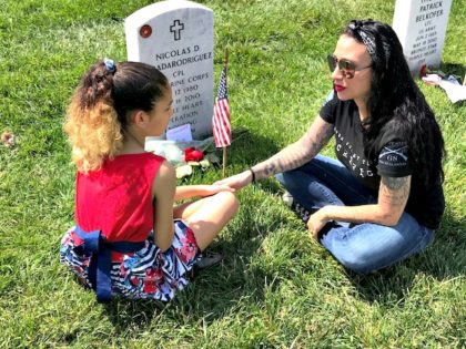 Mother, Daughter Memorial Day Gravesite