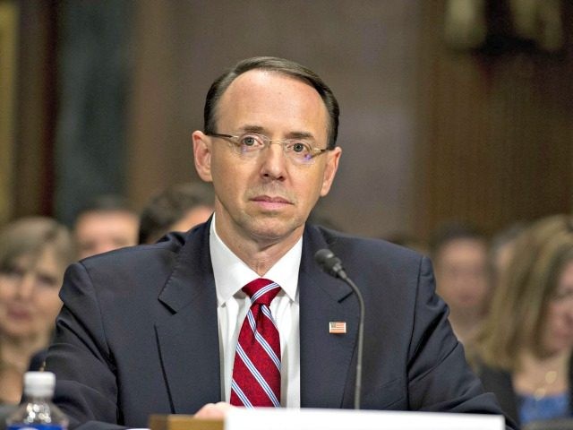 United States Attorney for the District of Maryland Rod J. Rosenstein gives testimony befo