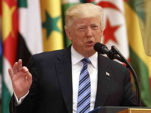 Trump Saudi Arabia speech (Evan Vucci / Associated Press)