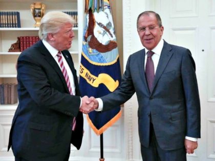 TrumpLavrov Russian Foreign Ministry via AP
