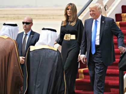Trumps, Red Carpet, Saudi Arabia AP