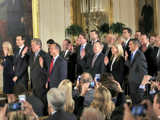 White House Staff Swear In Reuters