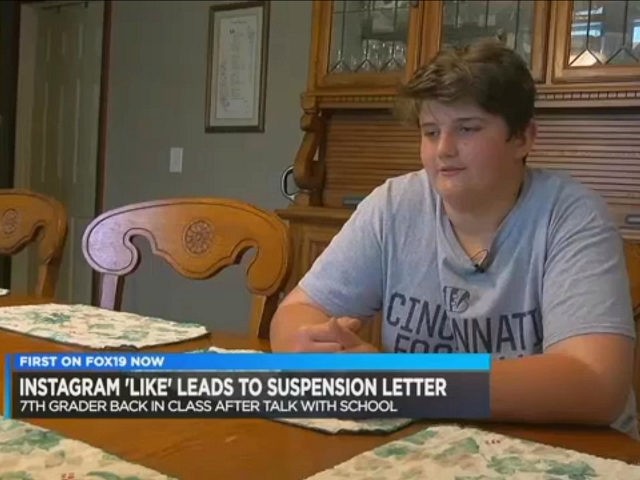 Middle Schooler Suspended 10 Days for ‘Liking’ Gun Photo on Instagram