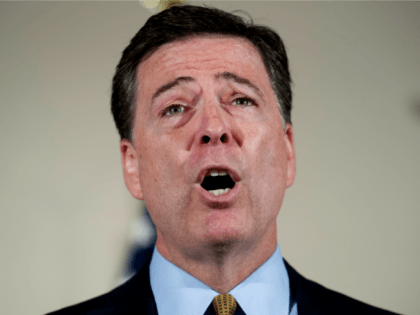 In this July 5, 2016, file photo, FBI Director James Comey makes a statement at FBI Headquarters in Washington regarding its investigation into Hillary Clinton's use of a private email server while secretary of state. Every presidential race has its big moments. This one, more than most. (AP Photo/Cliff Owen, …