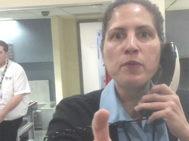 A passenger video recorded a United Airlines ticket agent at Louis Armstrong New Orleans I