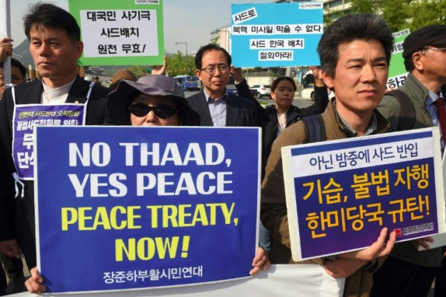 US deployment of the THAAD anti-missile system in South Korea has angered China and sparke