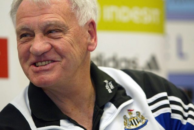 Bobby Robson, pictured in 2004 when he was manager of Newcastle