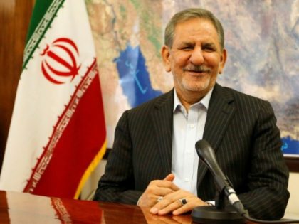 Iranian vice-president and candidate in Iran's upcoming presidential elections Eshaq