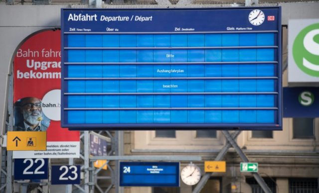 The huge cyberattack wiped out display screens at rail stations in Germany