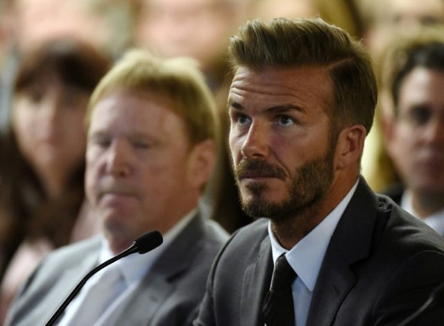 David Beckham, pictured in April 2016, has already failed in landing bids for three other