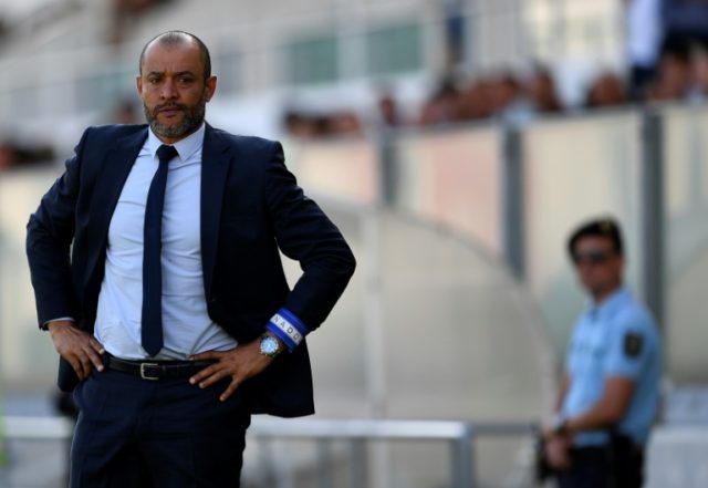 Porto's coach Nuno Espirito Santo looks on from the sideline during the Portuguese league