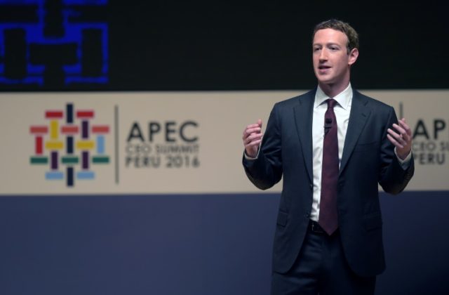 Facebook CEO Mark Zuckerberg, seen here at an Asia-Pacific Economic Cooperation (APEC) Sum