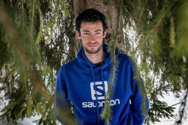 Spanish ski mountaineering and trail champion Kilian Jornet a poses on March 9, 2017 at Ar