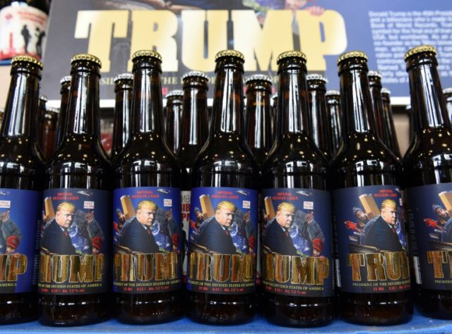 Ukrainian craft brewer Pravda pokes fun of Donald Trump selling a beer with the American p