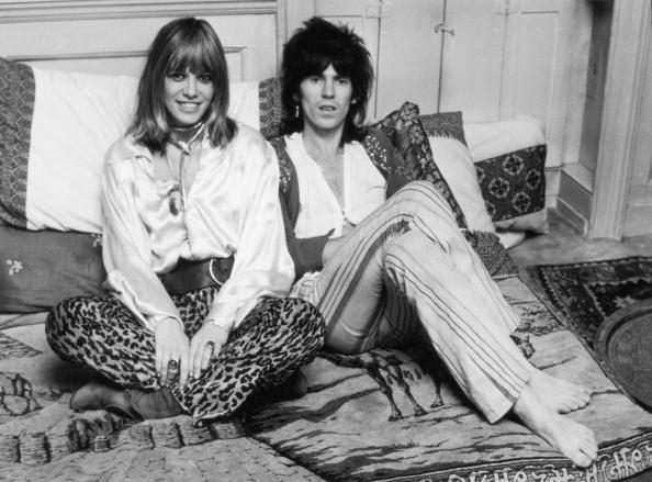 Rolling Stone Keith Richards and his girlfriend Anita Pallenberg, 9th December 1969. (Phot