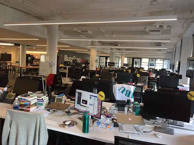 BuzzFeed's New York office (@letidmiranda/Twitter)