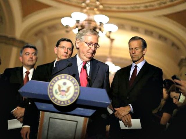 McConnell Delays GettyImages