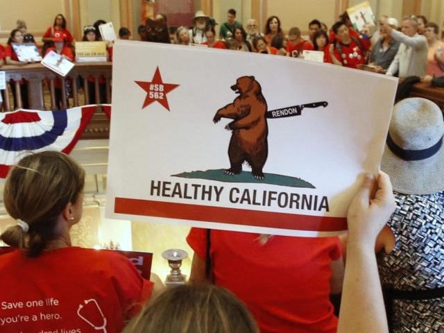 Rendon California death threats single-payer (Rich Pedroncelli / Associated Press)