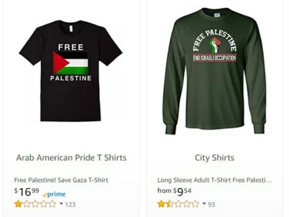 Amazon Selling ‘Free Palestine’ Shirts After Sears, Walmart Stop Selling Them