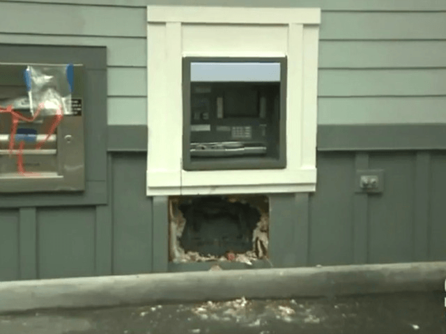 Thieves attempting to steal money from an ATM machine in Washington state botched their pl