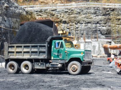 A load of metallurgical coal is loaded into a truck at the Acosta Deep Mine in Somerset Co