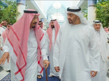 In this Friday, June 2, 2017 photo released by Saudi Press Agency, SPA, Saudi King Salman