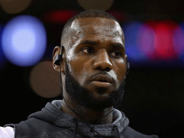 A racial insult was spray-painted upon the front gates of NBA superstar LeBron James's Los