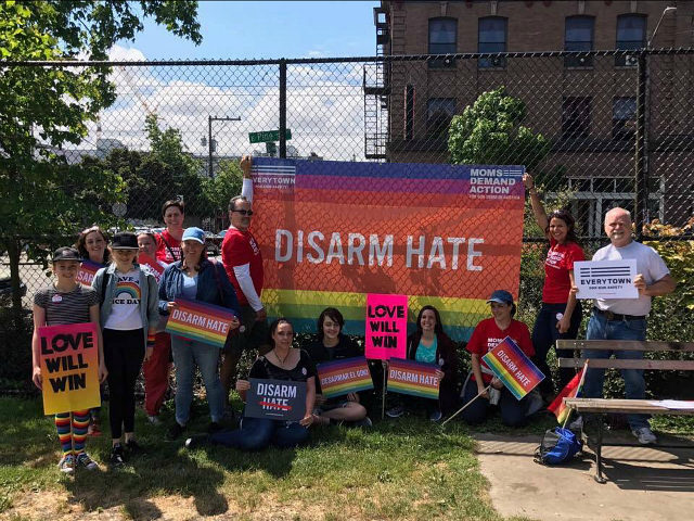 Moms Demand Action #disarmhate campaign