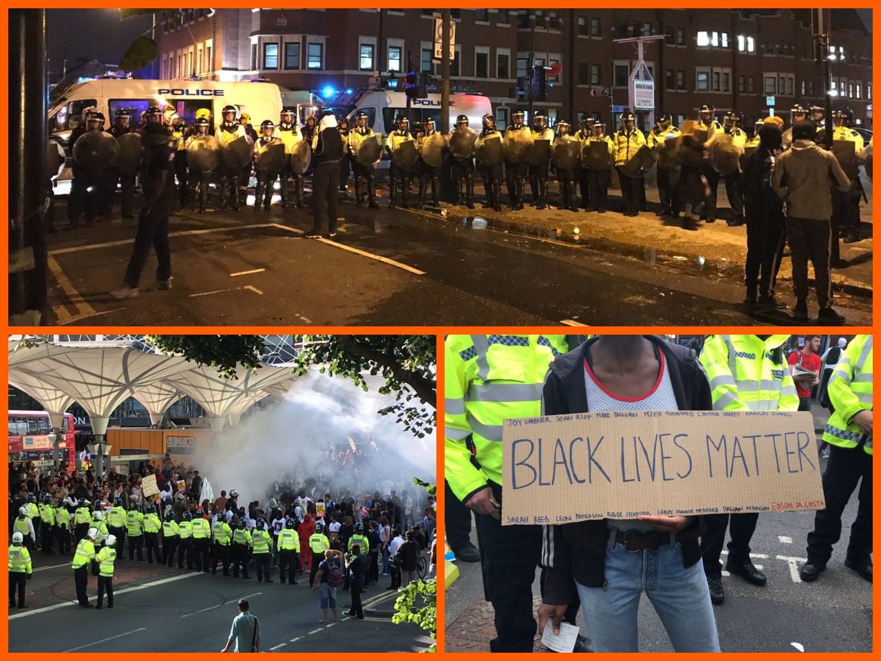 VIDEO: Black Lives Matter Riots in London, Police Attacked ...