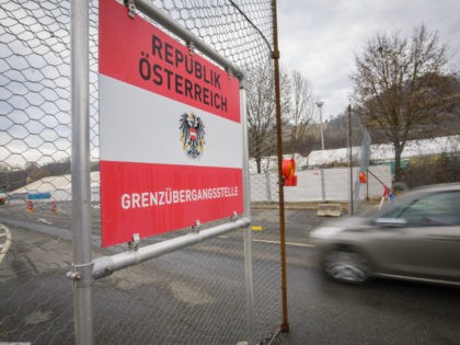 A picture taken in the village of Spielfeld, Austria, on February 20, 2017 shows a border crossing at the Austrian-Slovenian border. / AFP / Rene Gomolj (Photo credit should read RENE GOMOLJ/AFP/Getty Images)