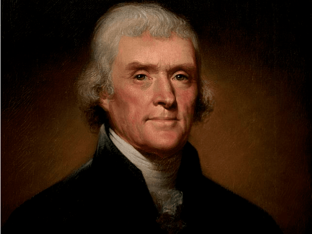 Official Presidential portrait of Thomas Jefferson, 1800