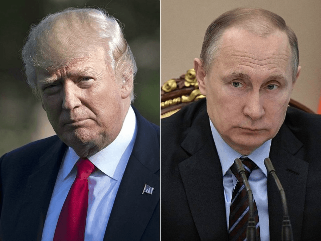 President Donald Trump, left, and Russian President Vladimir Putin AFP-Getty Images; AP