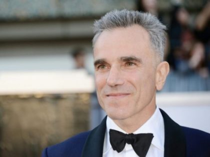 Actor Daniel Day-Lewis arrives at the Oscars in 2013 in Hollywood, California