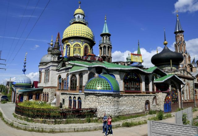 Late Russian artist Ildar Khanov was behind the "Universal Temple" in Kazan as he dreamt o